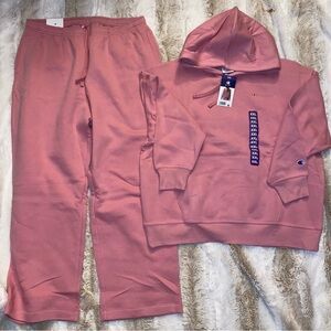 Champion 💕 Sweatshirt and sweatpants set New size XXL Woman